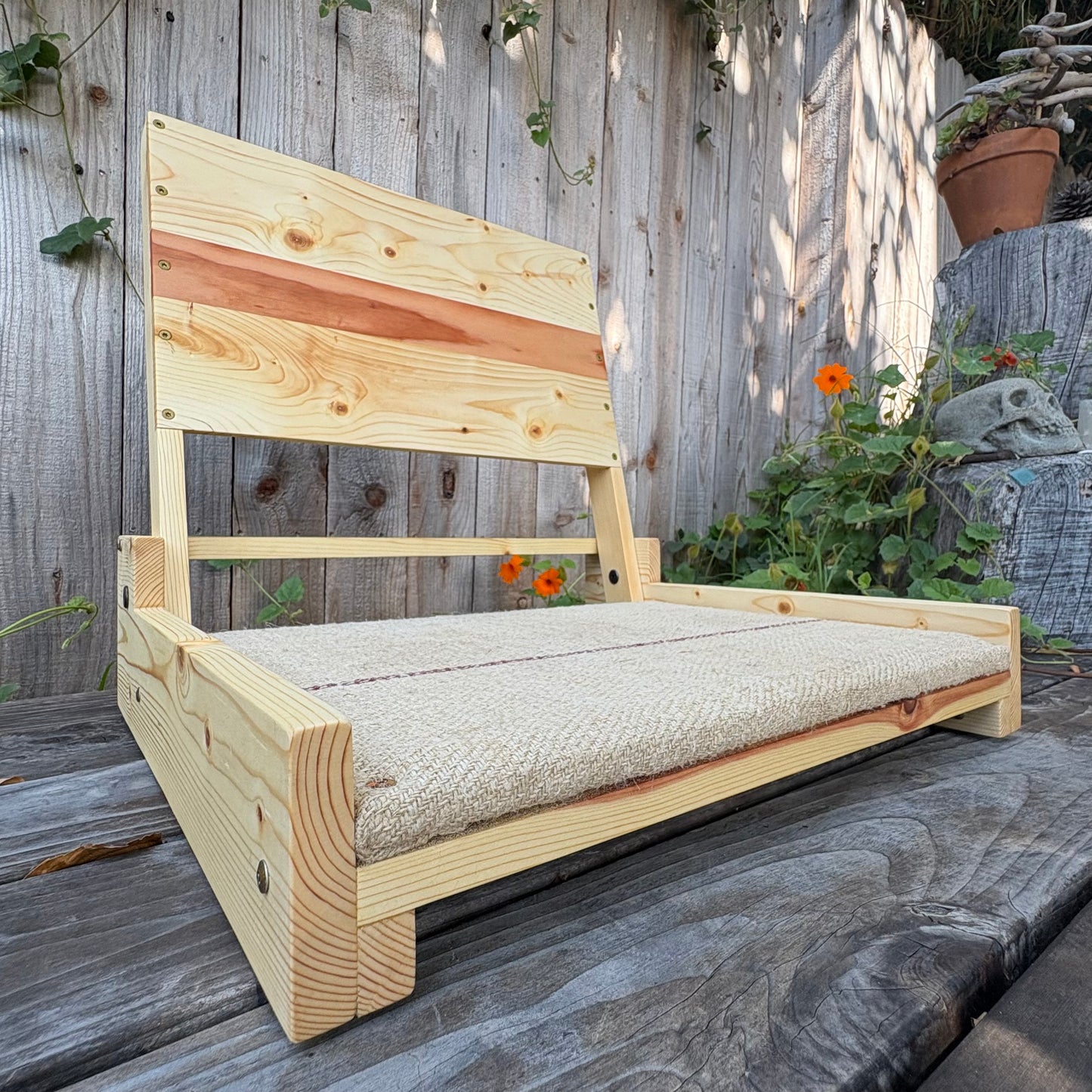 The Baywood Beach Chair - Red Stripe